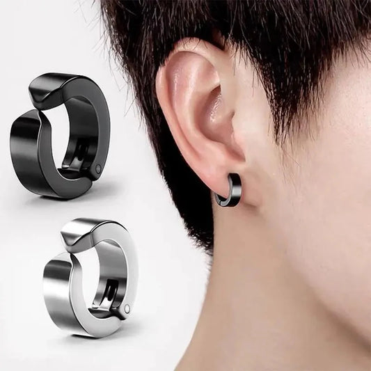 Non-Piercing Magnetic Bali Stud Earring for Mens