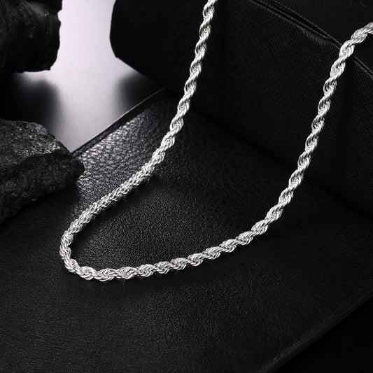 Italian Silver Rope Chain (4mm)